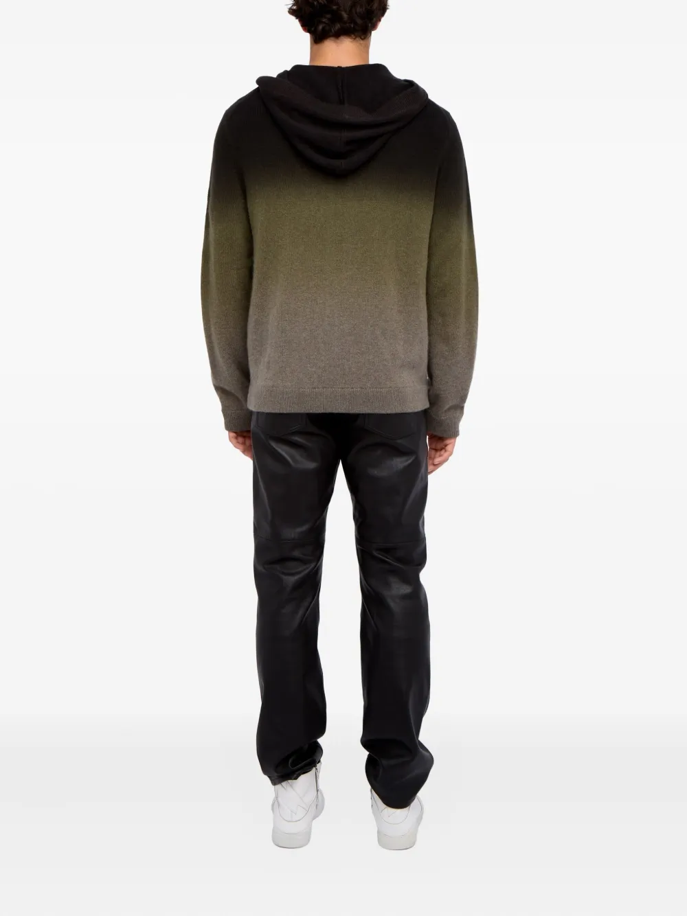 Zadig&Voltaire Dip Dye Clash LC gebreide hoodie Groen