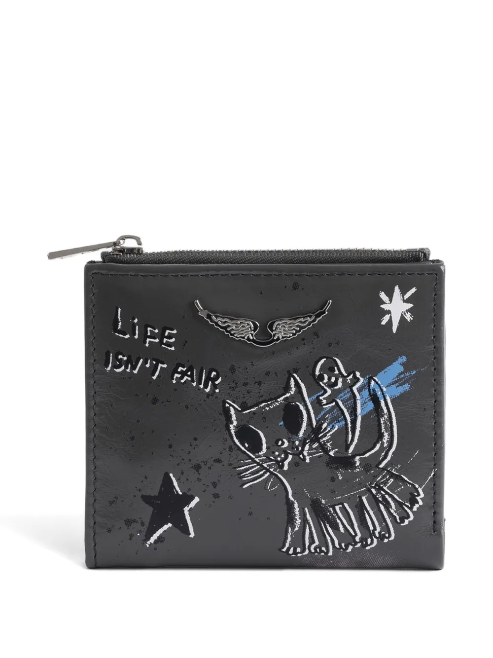 Zadig&Voltaire Humberto zip wallet - Grijs