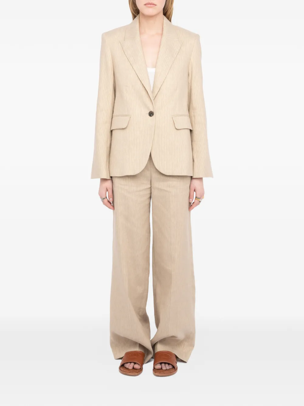  Zadig&voltaire Navy Tailored Blazer - Neutrals 