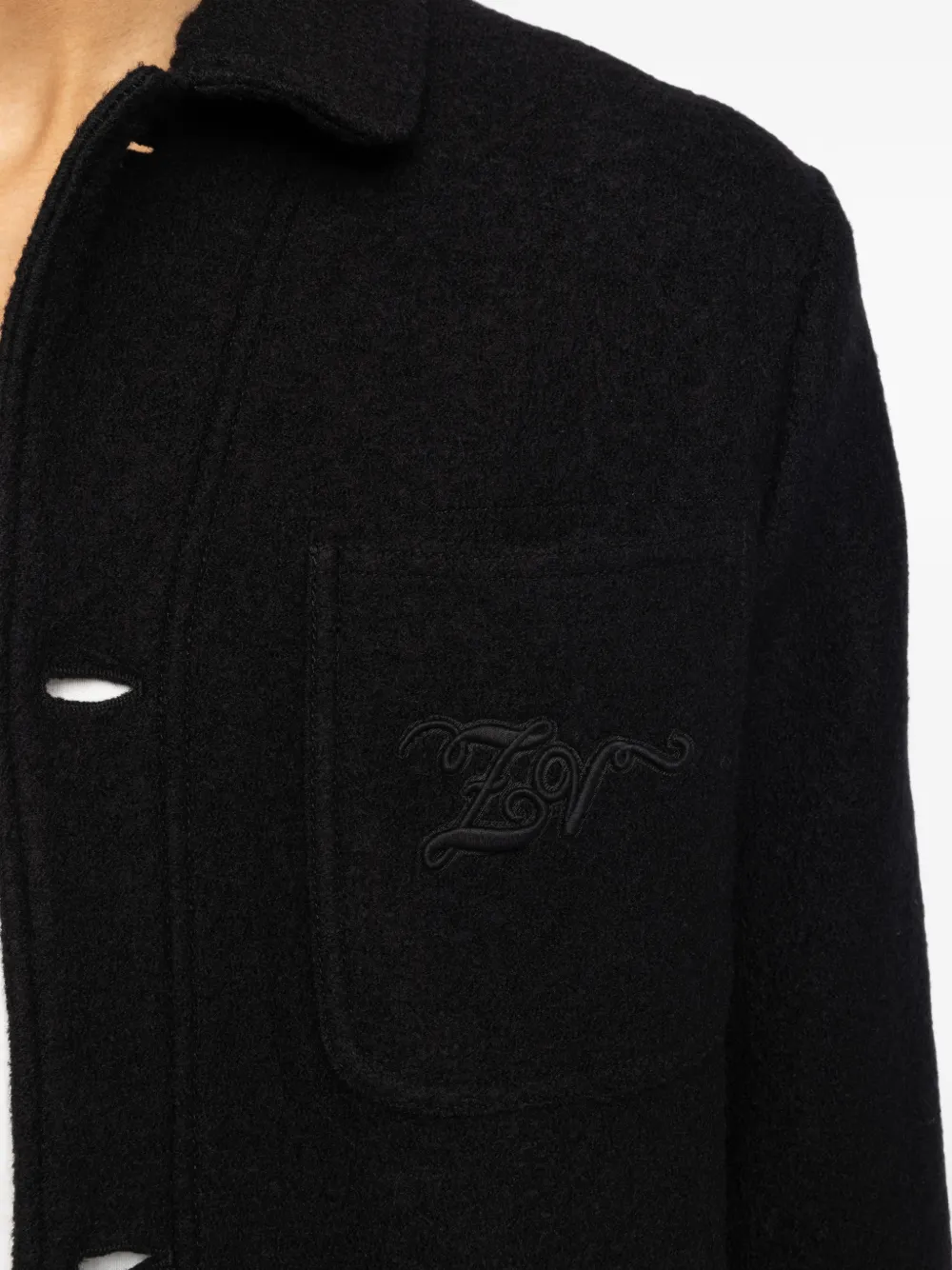 Zadig&Voltaire Venezia wollen jack Zwart