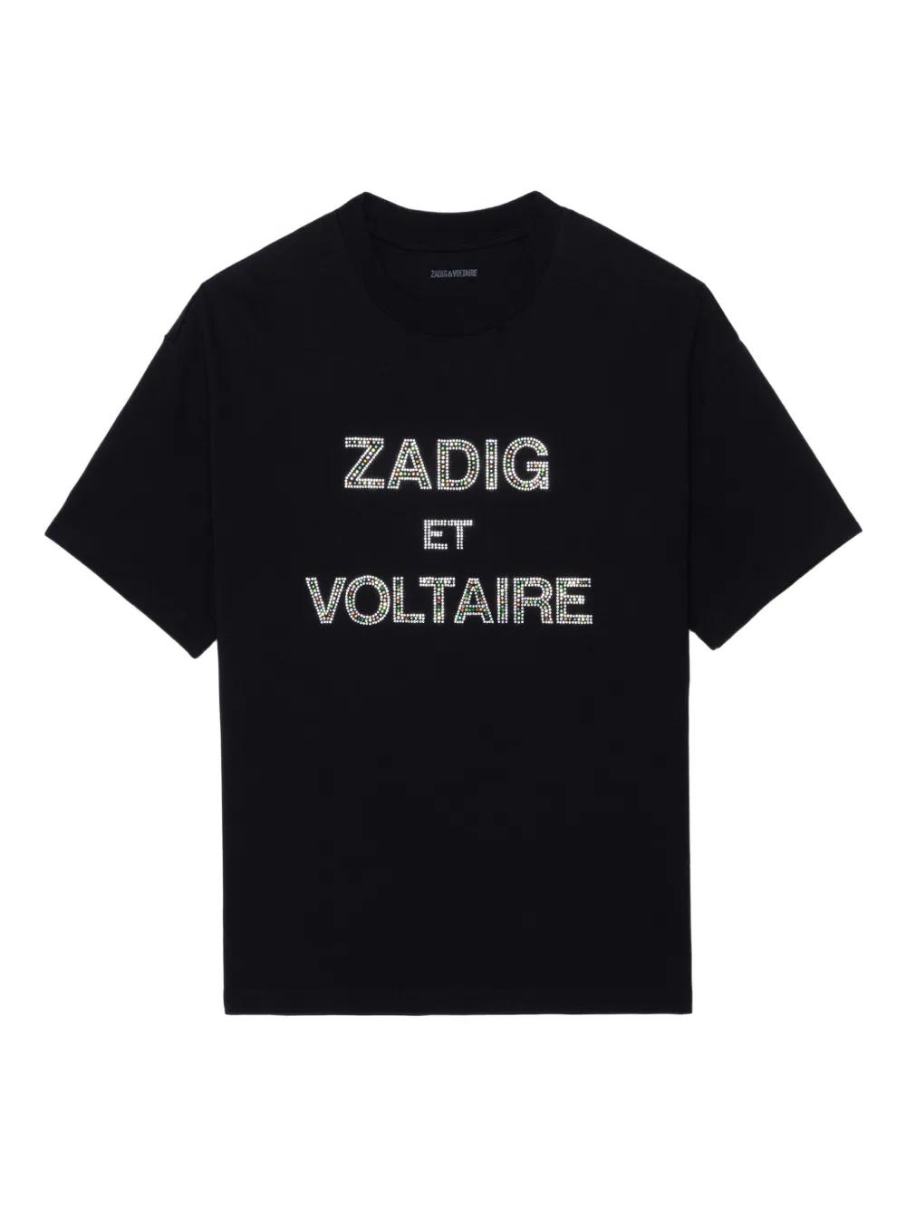 Zadig&Voltaire Tedda strass T-shirt - Nero