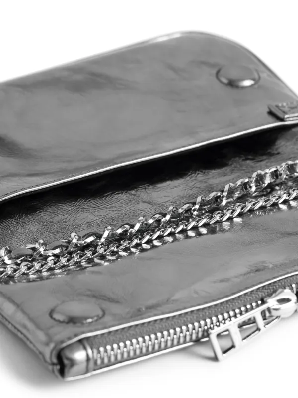 Zadig&Voltaire Rock Nano metal-chain Shoulder Bag | Silver | FARFETCH
