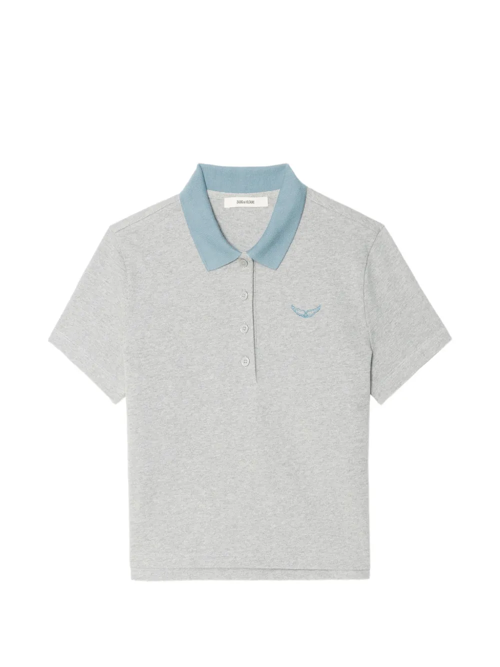 Zadig&Voltaire wings detail polo top - Grigio