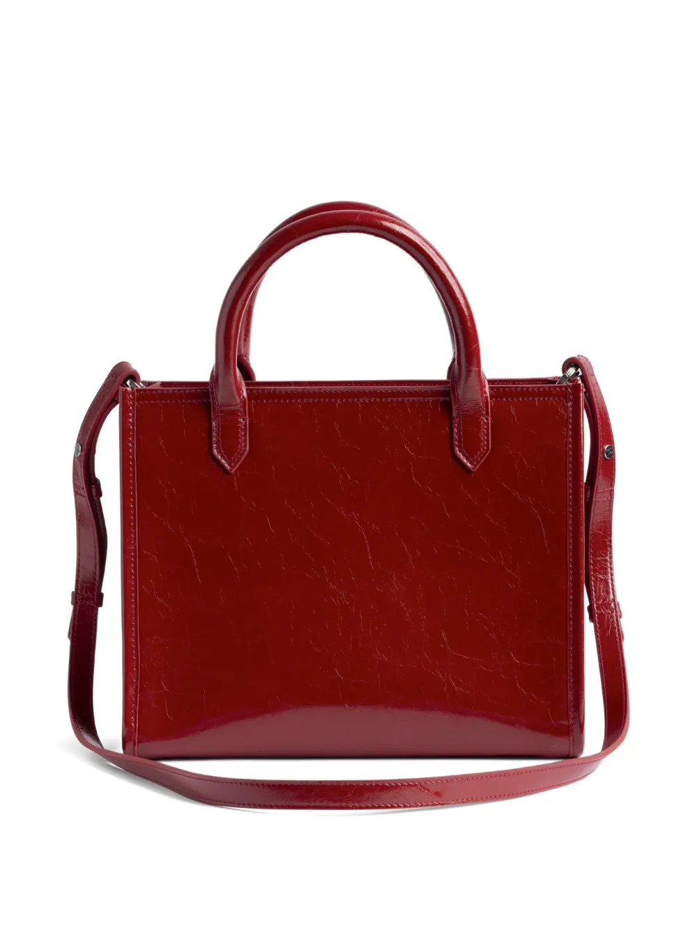 Zadig & Voltaire Angel Xs Top Handle Cross Body Bag In Red