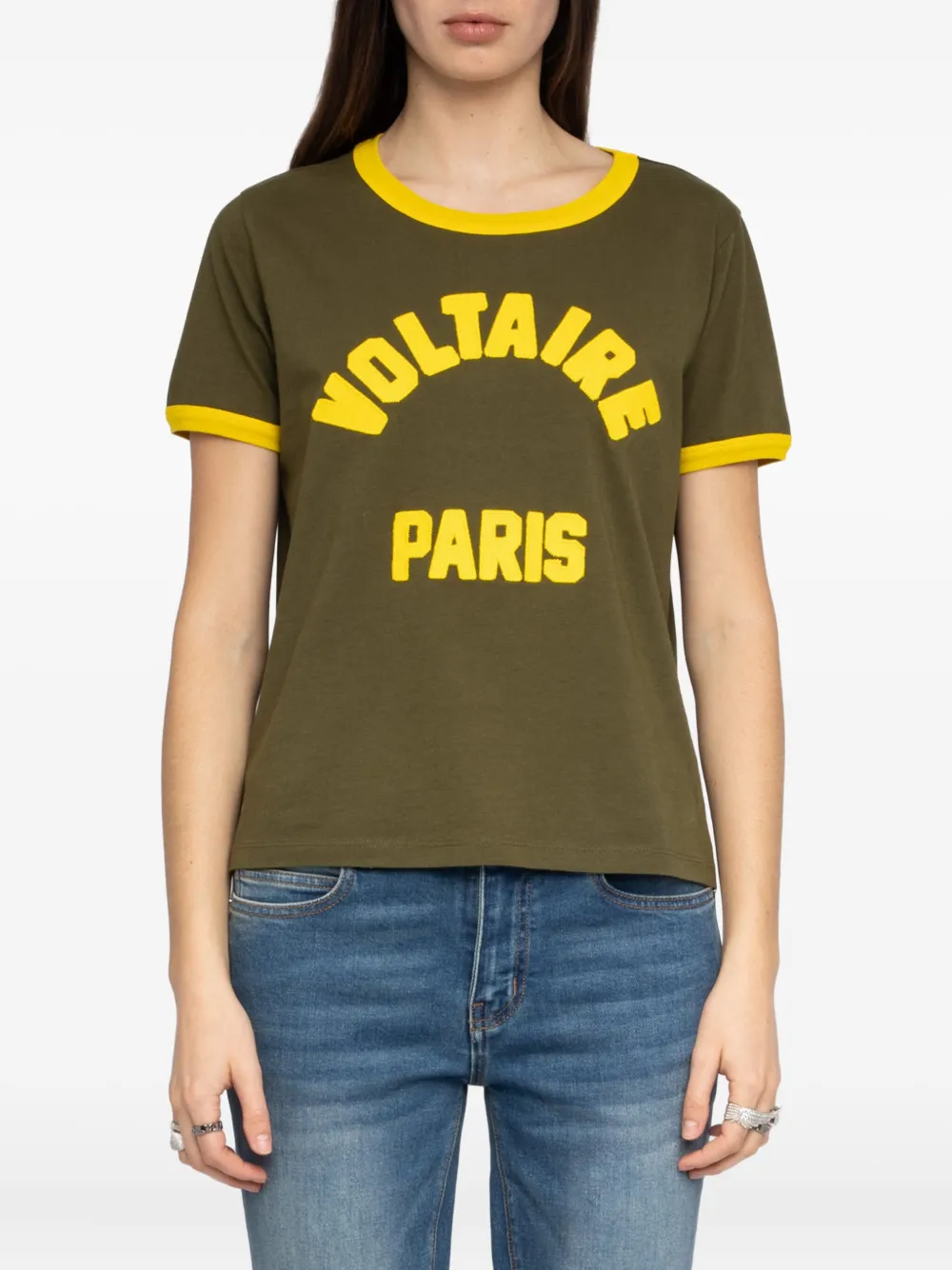 Zadig & Voltaire T Shirts Green In Green