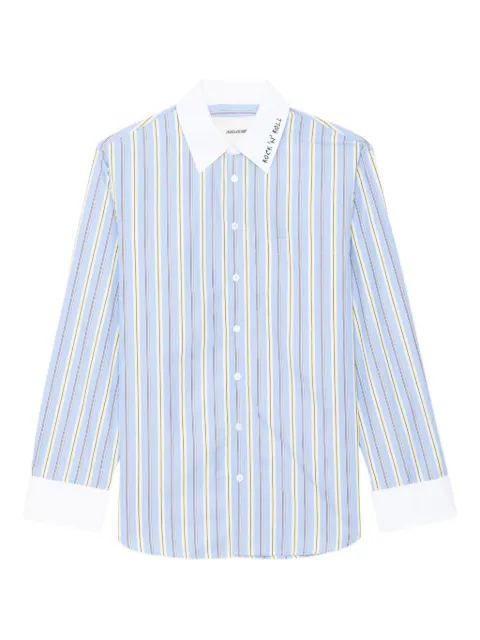 Zadig&Voltaire camisa con rayas en los puños