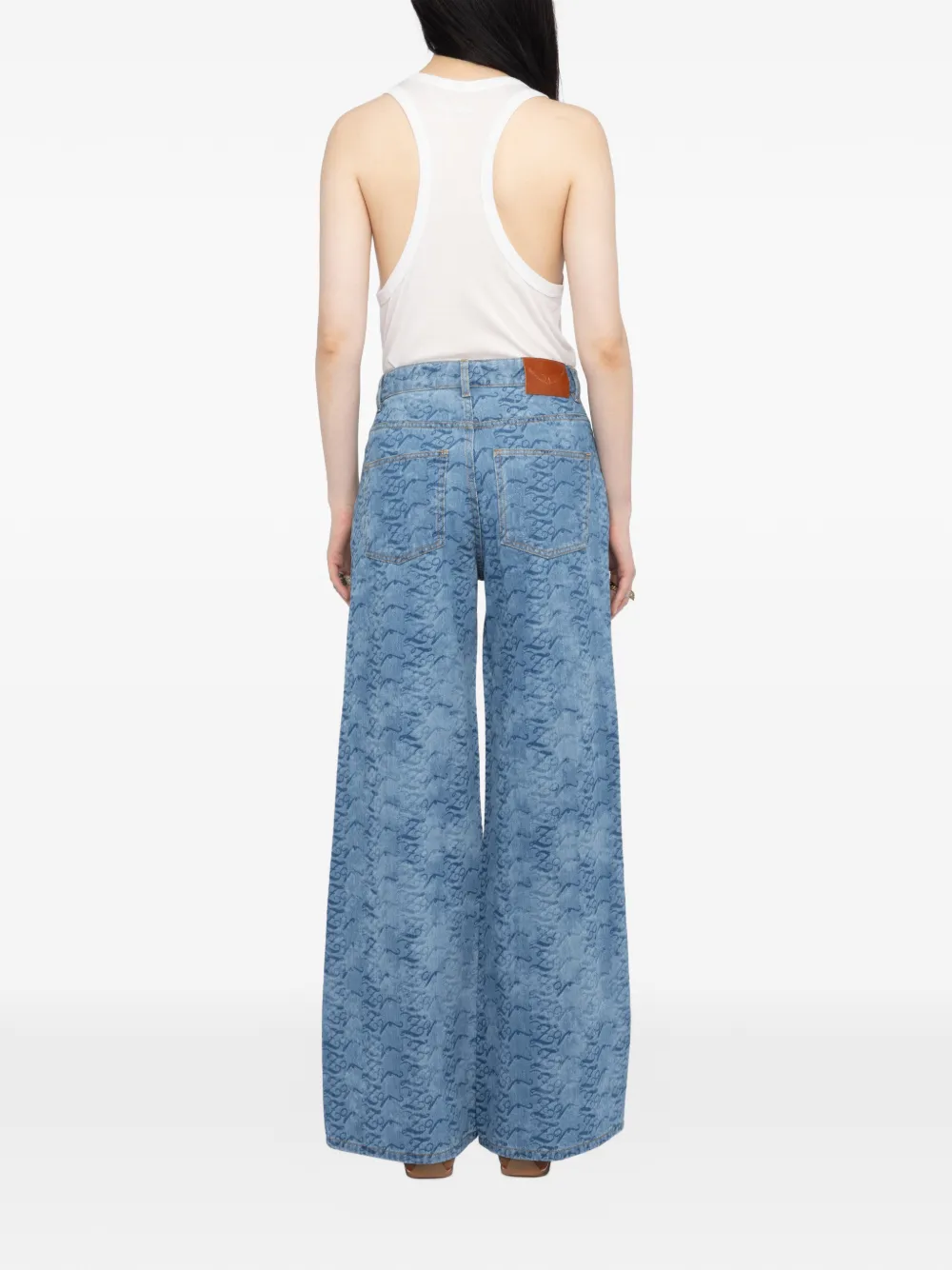  Zadig&voltaire Printed Jeans - Blue 