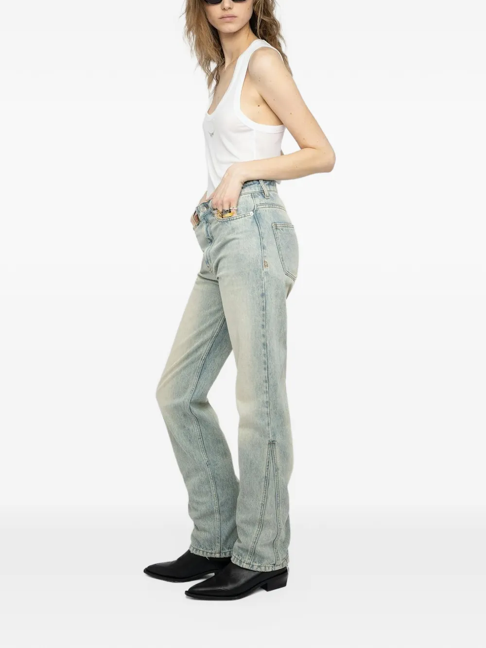 Zadig&Voltaire Jeans met print Blauw