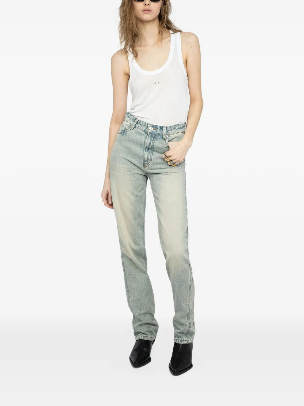 Zadig&Voltaire Jeans met print Blauw