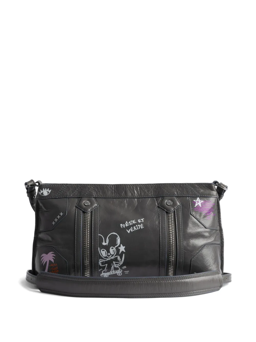 Zadig&Voltaire x Humberto Cruz Sunny Mood crossbodytas Grijs