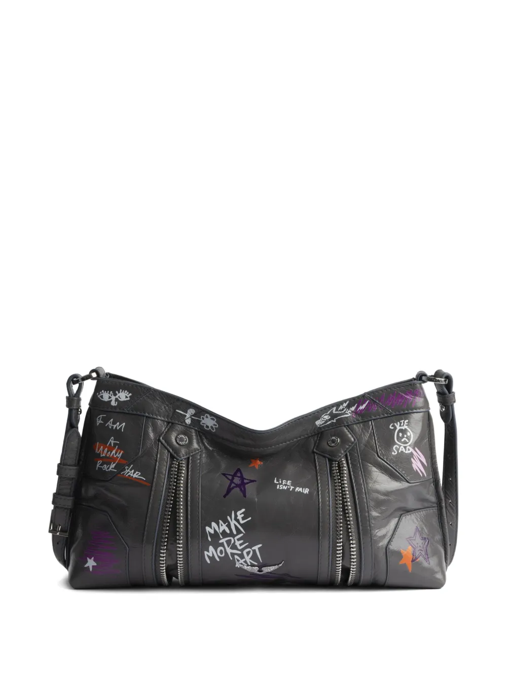 Zadig&Voltaire x Humberto Cruz Sunny Mood crossbodytas Grijs