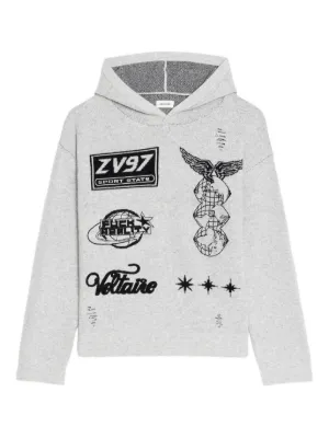 AMIRI グラフィックプリント パーカー AMIRI プリント パーカー | ニュートラル | FARFETCH JP