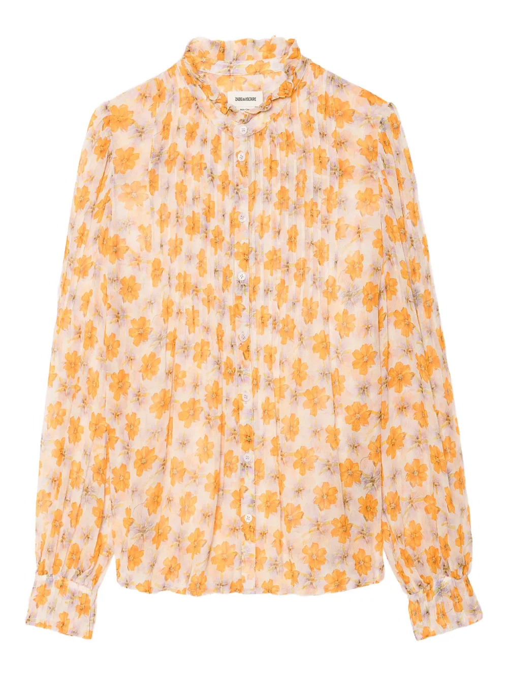 Zadig&Voltaire Blusa a fiori - Toni neutri