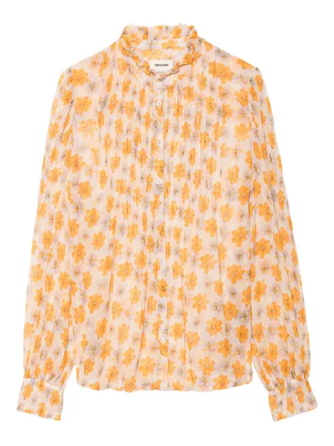 Zadig&Voltaire floral blouse