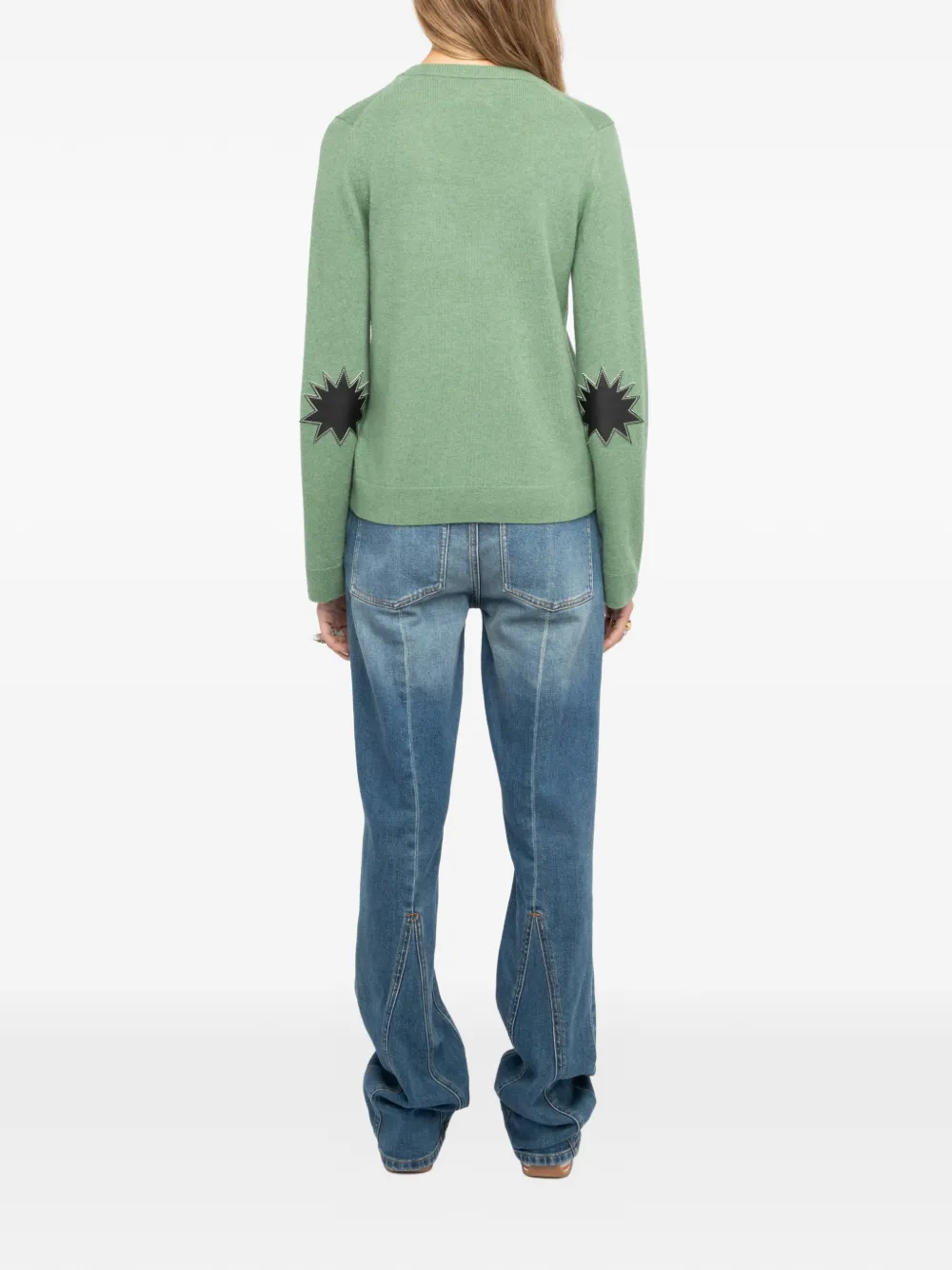  Zadig&voltaire Patch V-neck Sweater - Green 