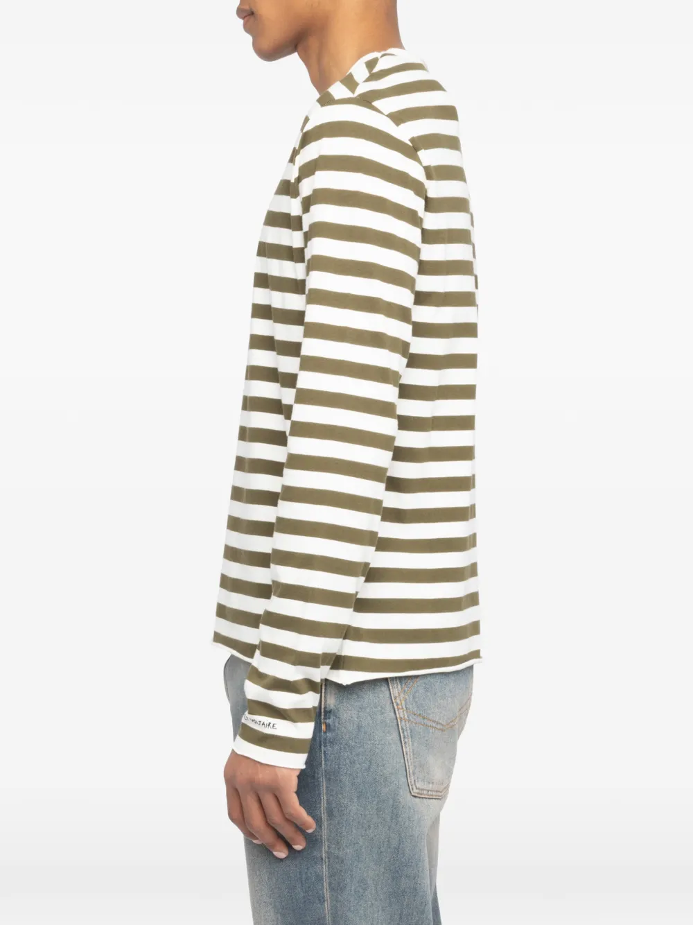  Zadig&voltaire Long-sleeved Striped T-shirt - Green 