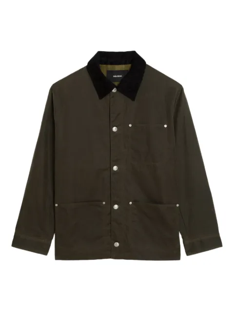Zadig&Voltaire Boye velvet-collar jacket