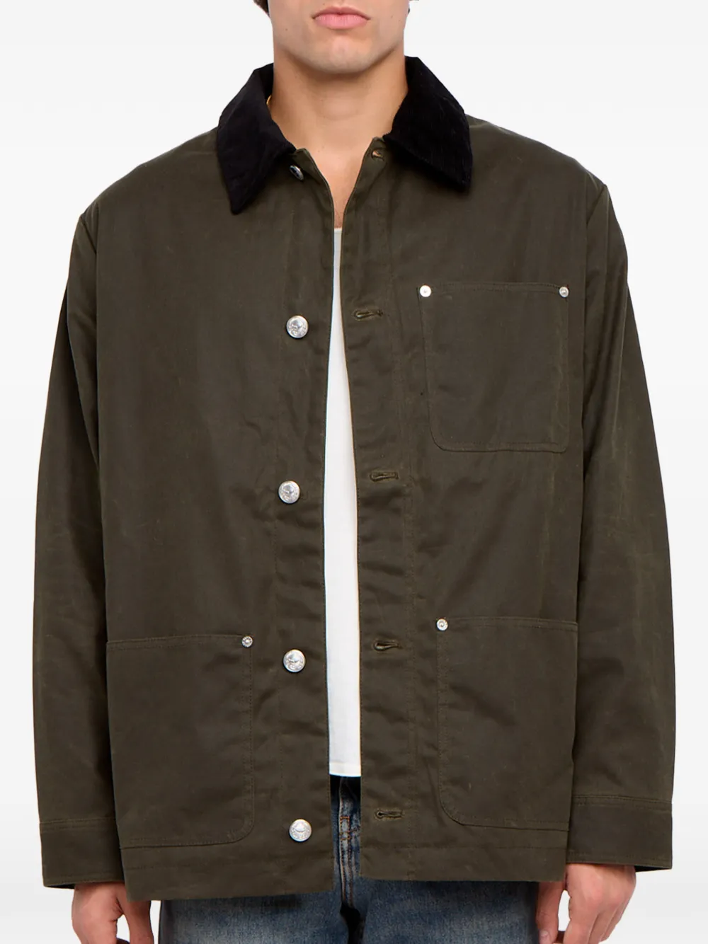 Zadig&Voltaire Boye jack met fluwelen kraag Groen