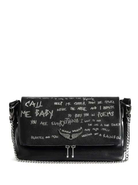 Zadig&Voltaire Rocky II Graffiti satchel bag