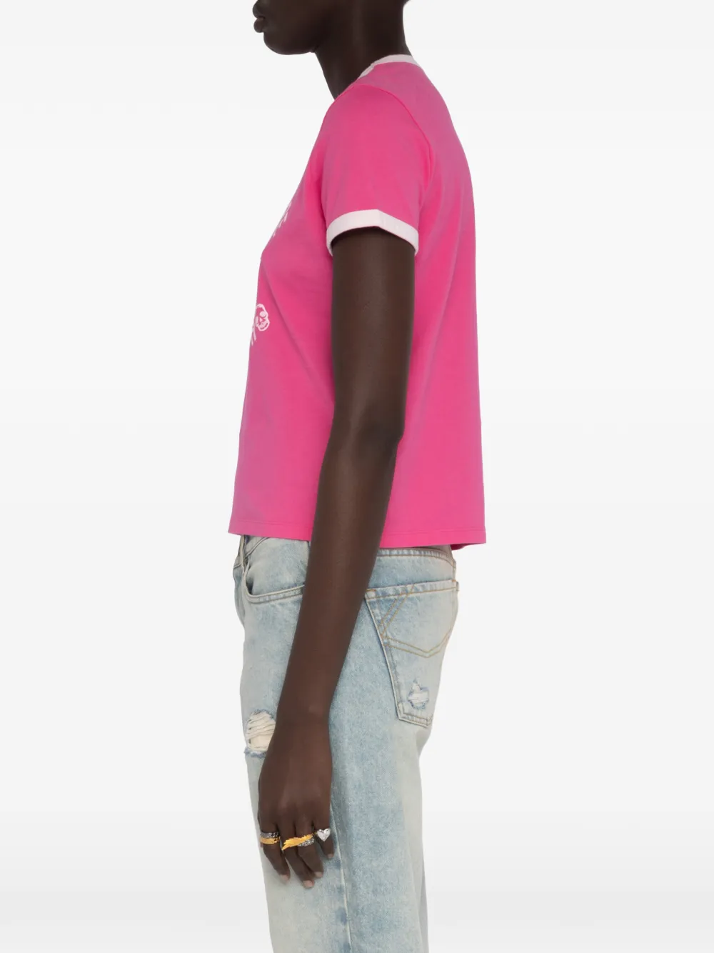 Zadig&Voltaire Woos Ringer T-shirt met print Roze