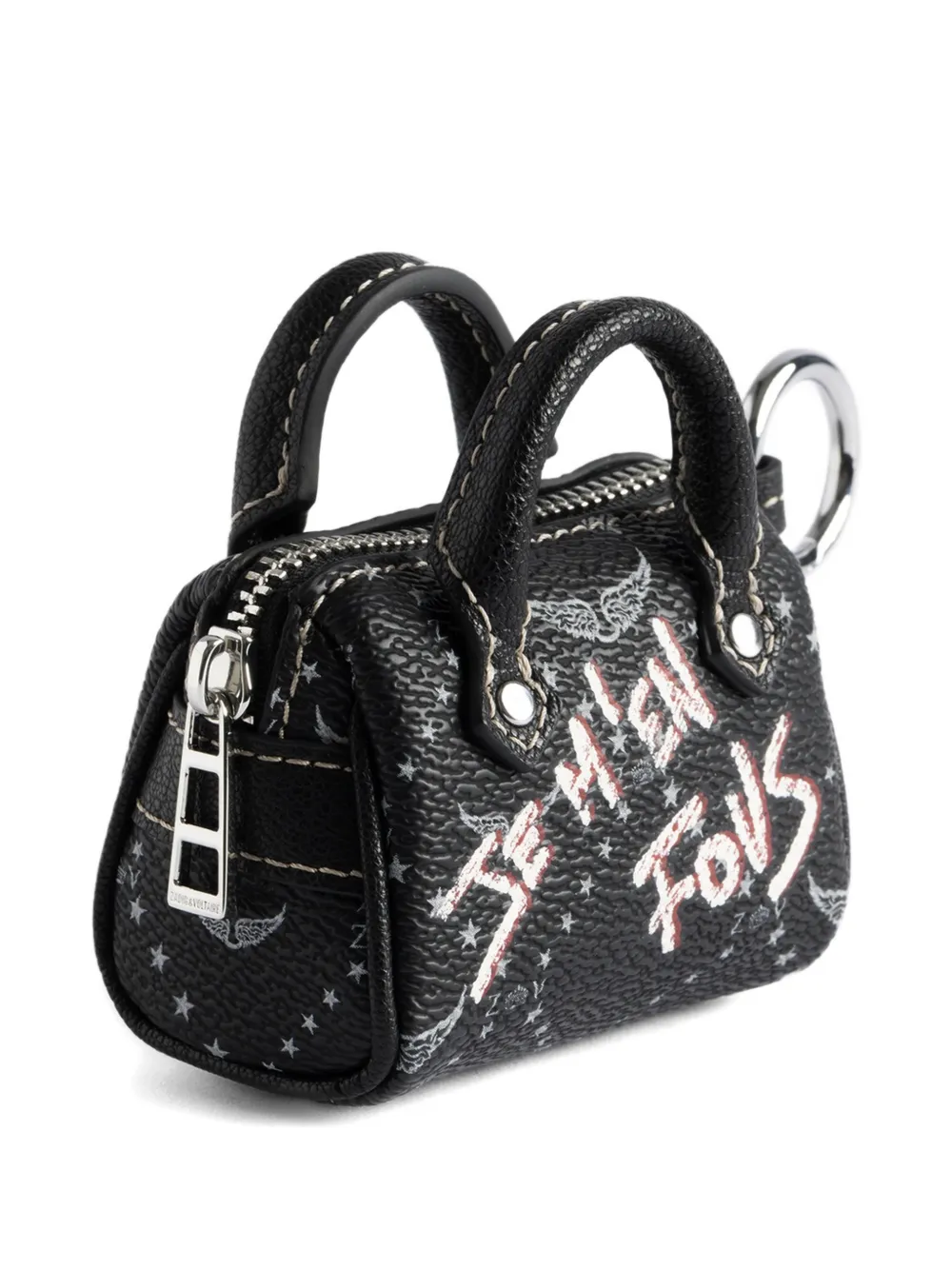 Zadig&Voltaire logo-print bag-shap keyring | Image 2