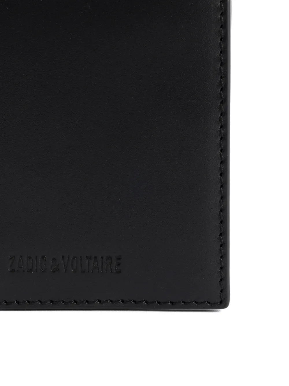 Zadig&Voltaire ZV leren pasjeshouder Zwart