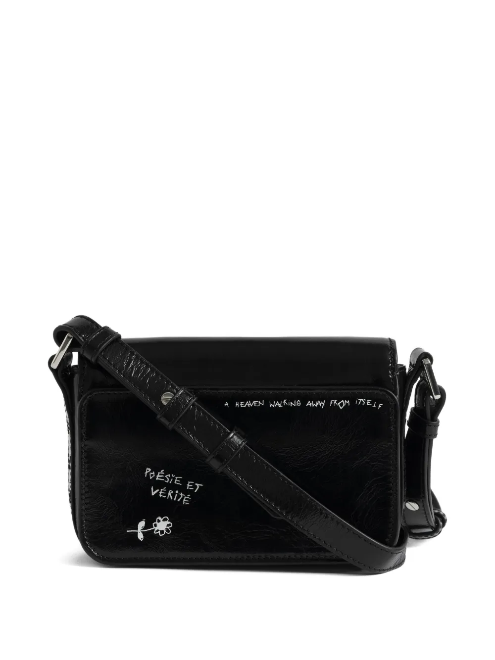 Zadig & Voltaire Le Zazi Vintage Satchel Bag In Black