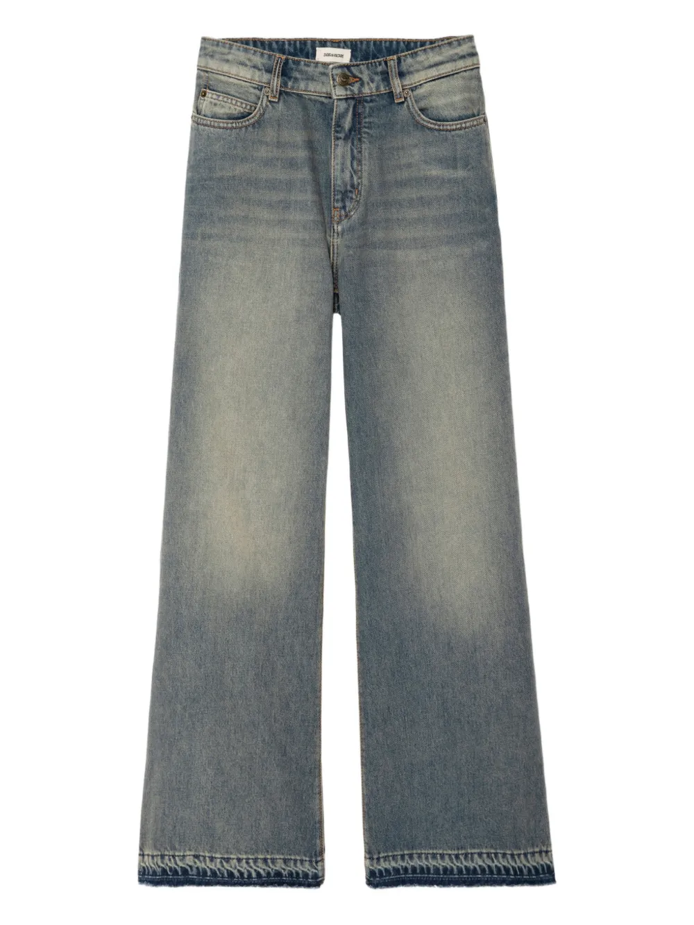 Zadig&Voltaire Jeans con applicazione logo - Blu