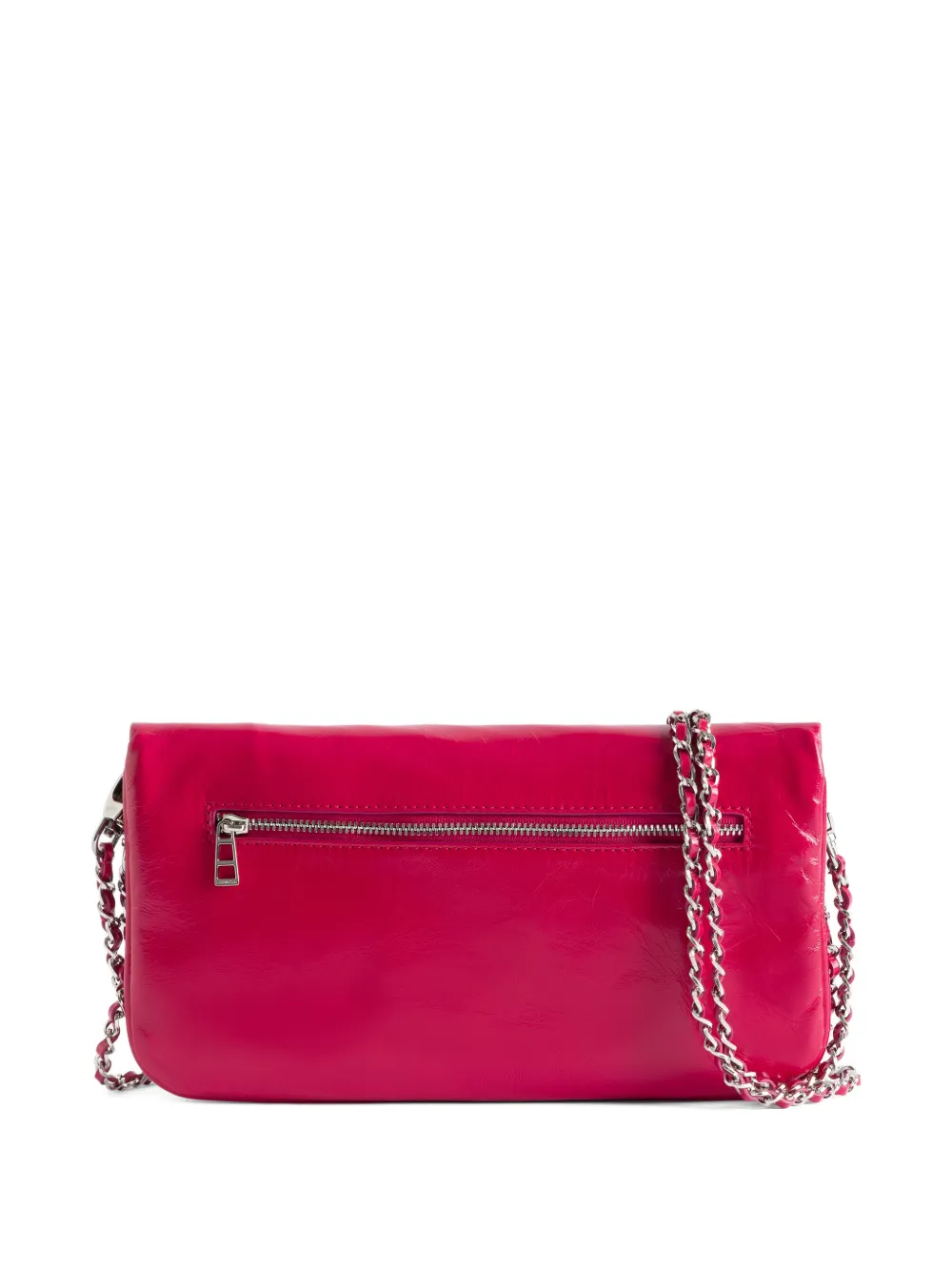 Zadig&Voltaire Rock leren crossbodytas Roze