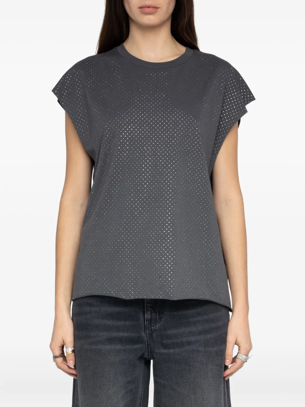 Zadig&Voltaire Cloe T-shirt Grijs
