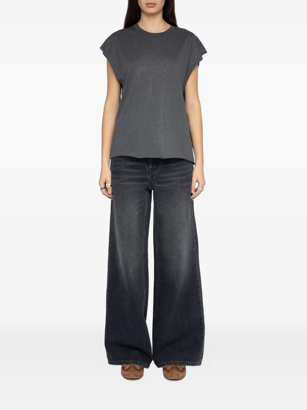 Zadig&Voltaire Cloe T-shirt Grijs