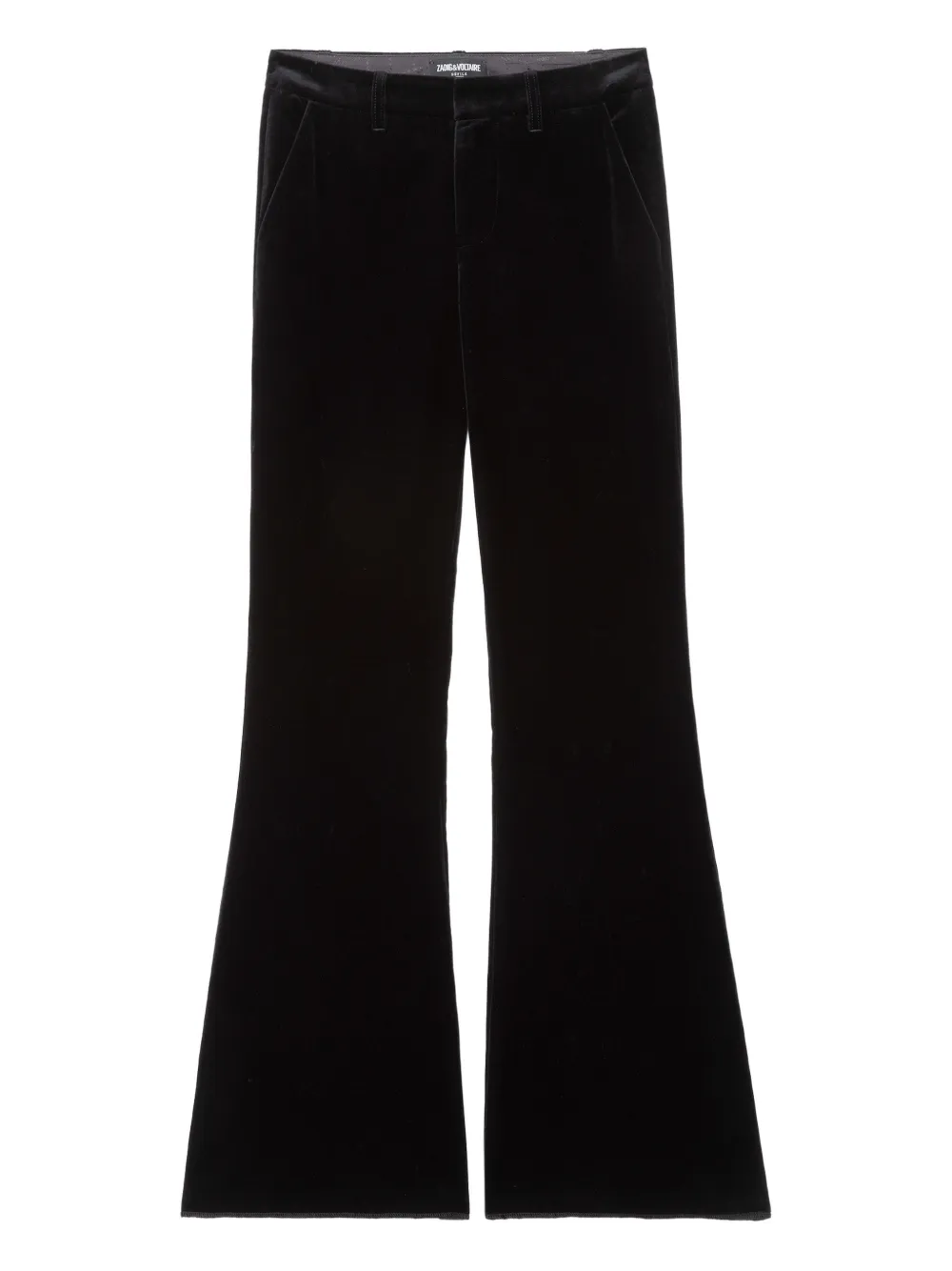 Zadig & Voltaire Prevy Velours Trousers In Black