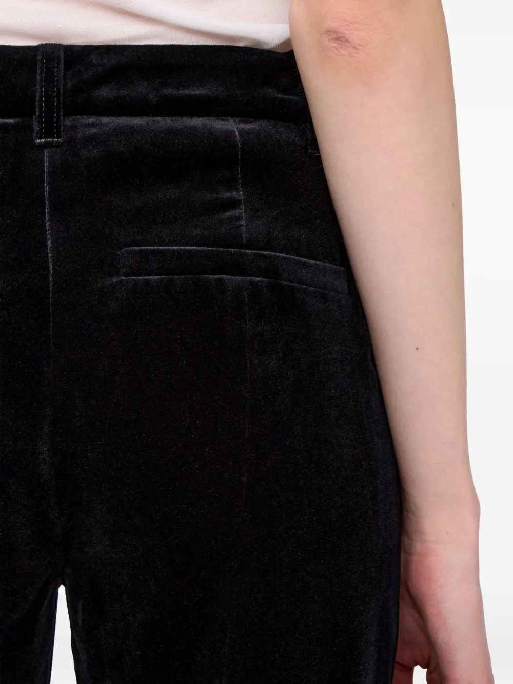 Zadig & Voltaire Prevy Velours Trousers In Black