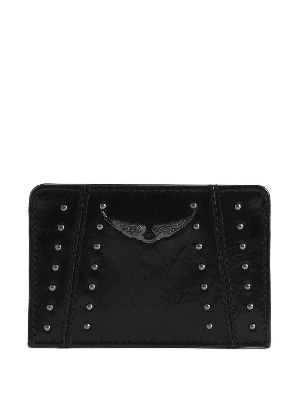 Zadig&Voltaire studded card holder - Nero