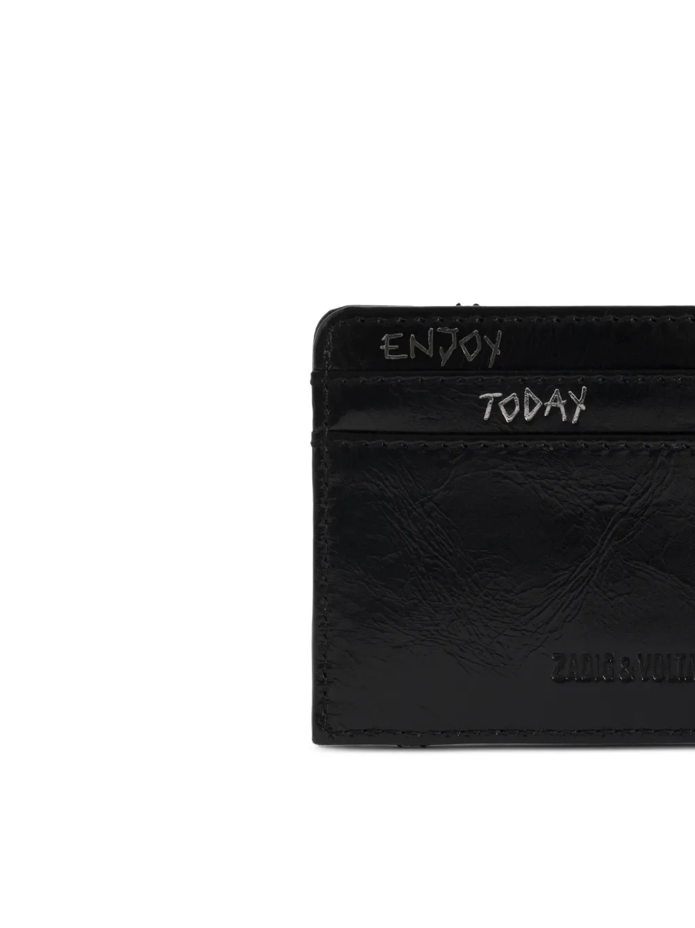 Zadig&Voltaire ZV Pass pasjeshouder met studs Zwart