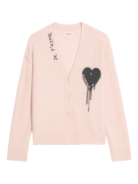 Zadig&Voltaire Mirkaz heart-detail cardigan