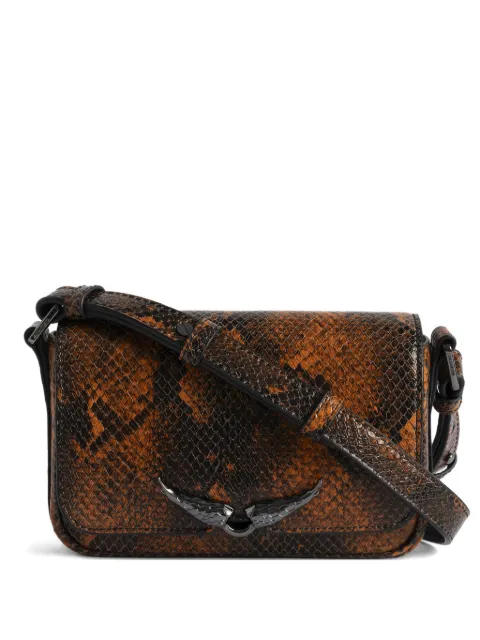 Zadig&Voltaire bolsa crossbody con animal print