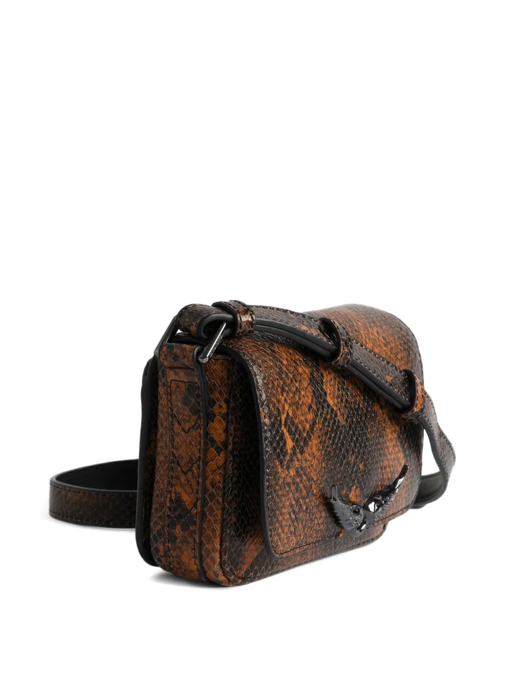 Zadig&Voltaire Crossbodytas met dierenprint Oranje
