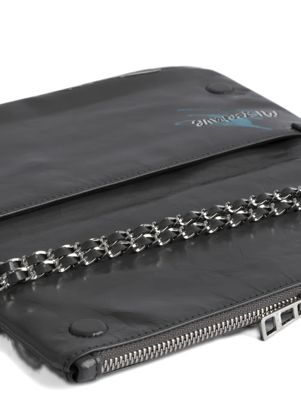 Zadig & Voltaire X Humberto Cruz Rock Chain Clutch Bag In Multi