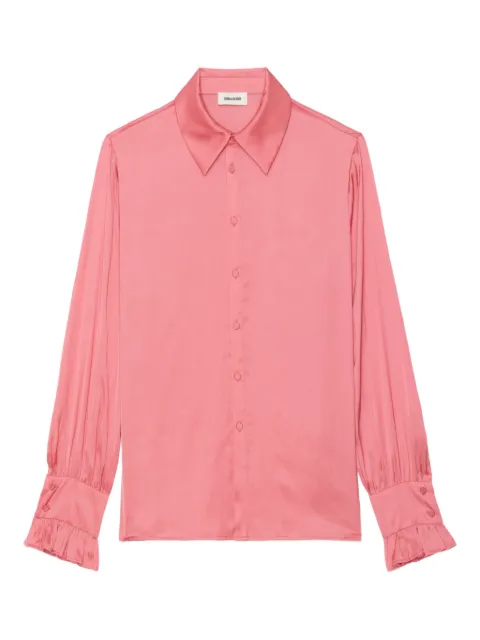 Zadig&Voltaire Thely satin-finish blouse