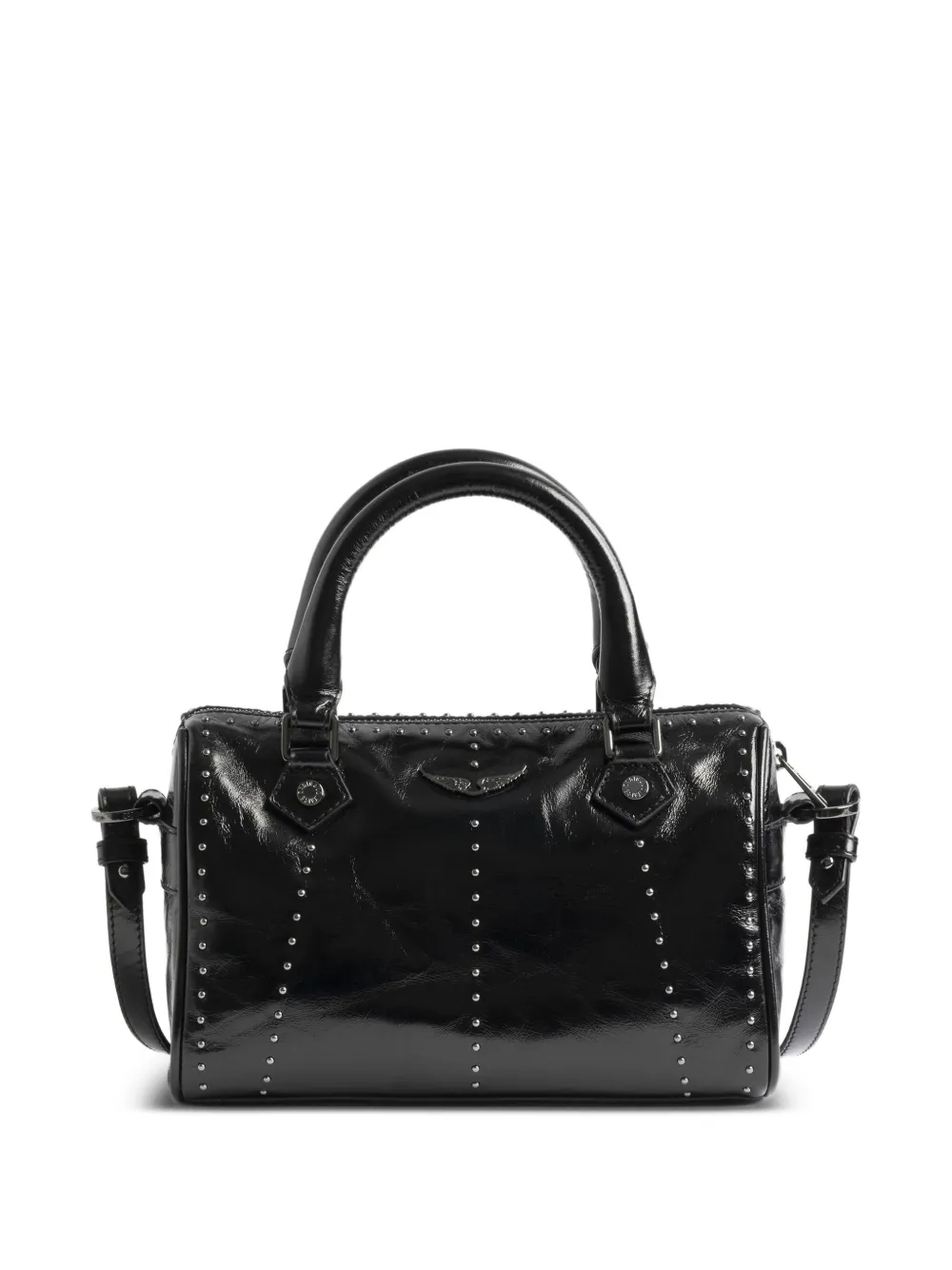 Zadig&Voltaire Sunny XS Vibe shopper verfraaid met studs - Zwart