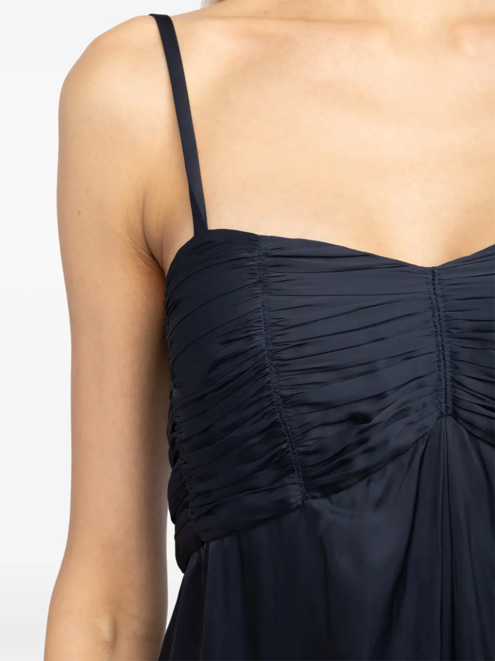 Zadig&Voltaire Rippie satijnen jurk Blauw