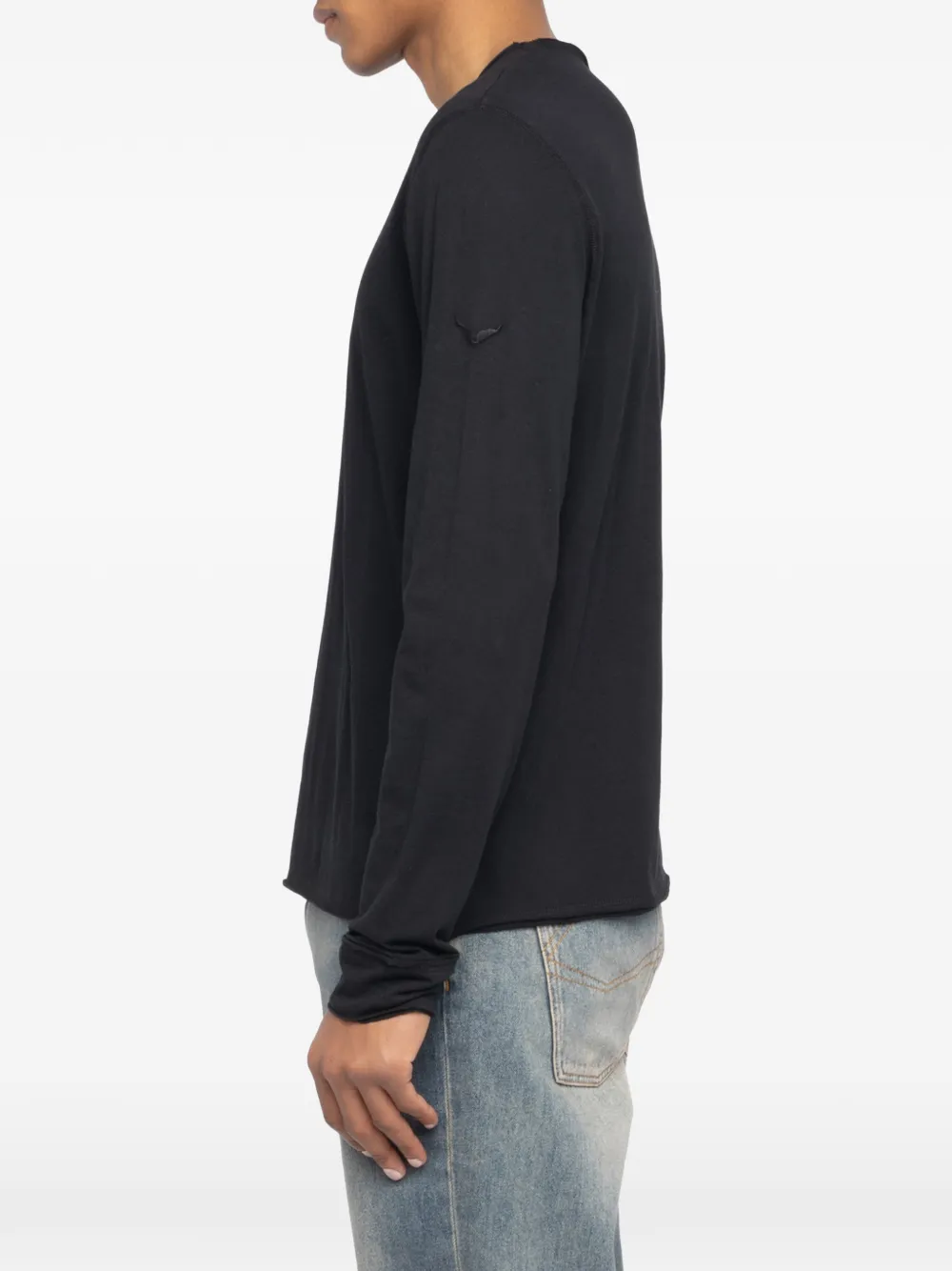 Zadig&Voltaire Henley T-shirt Zwart