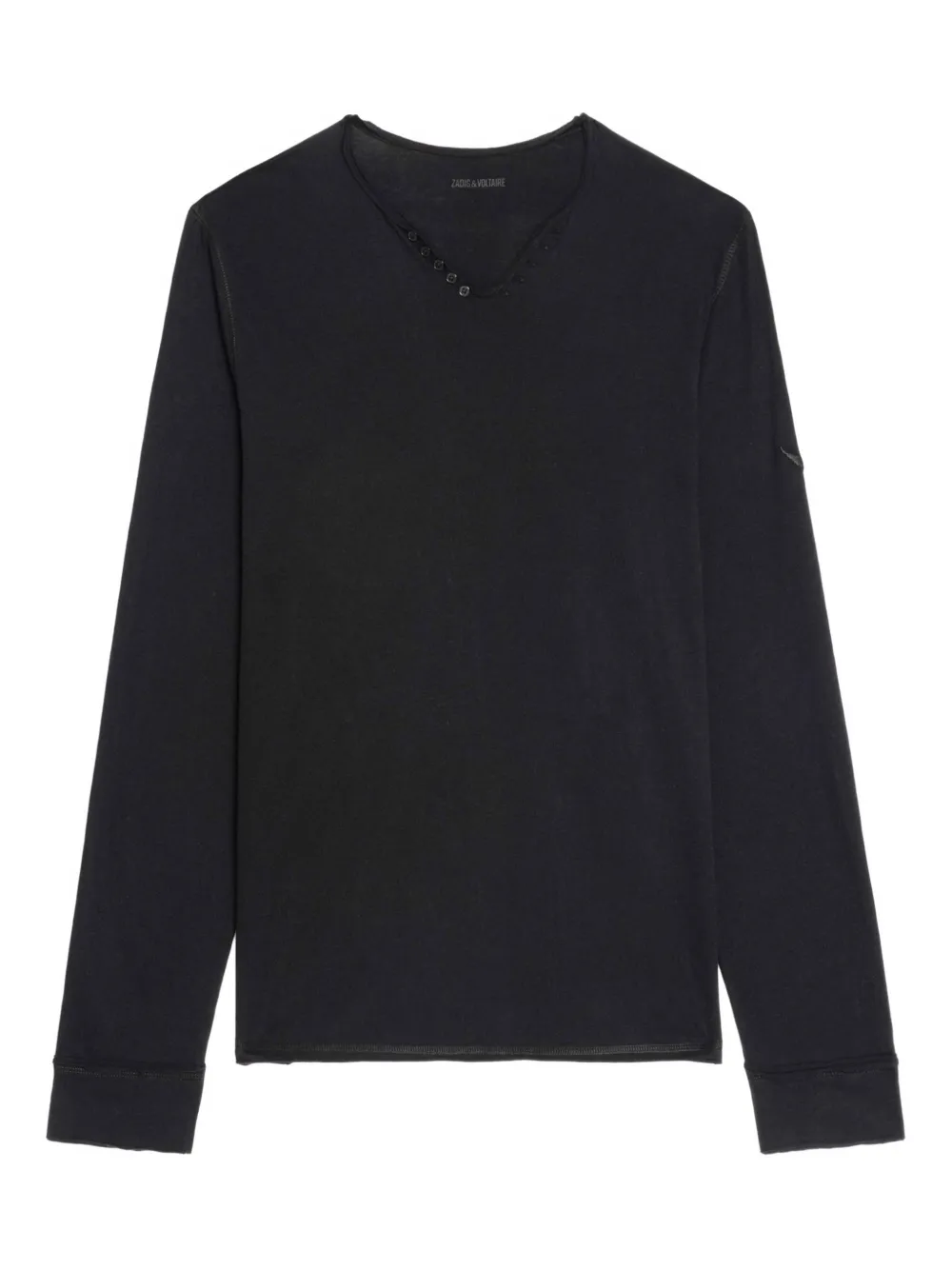 Zadig&Voltaire Monastir Henley T-shirt - Nero