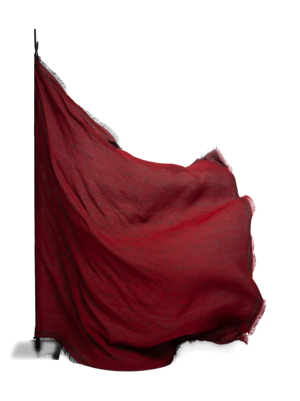 Zadig & Voltaire Glenn Monogram Scarf In Brown