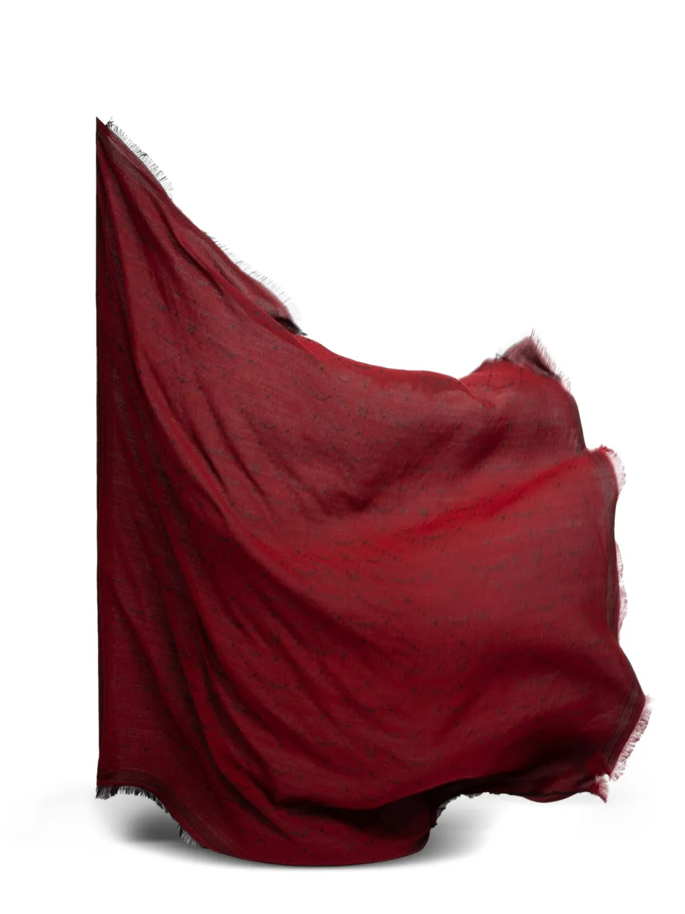 Zadig&Voltaire Glenn sjaal met monogram Rood