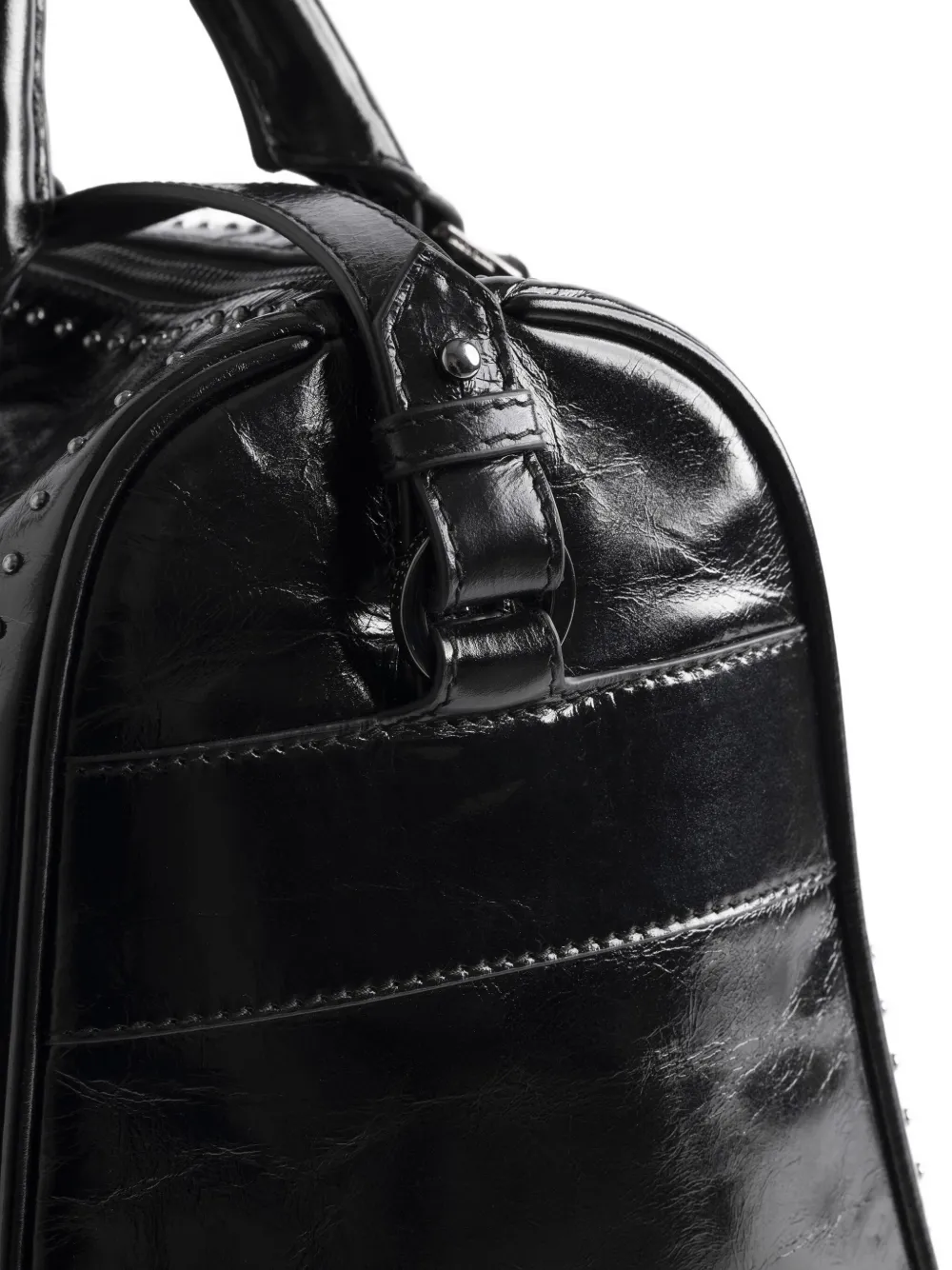 Zadig & Voltaire Medium Sunny Vibe Studs Tote Bag In Black