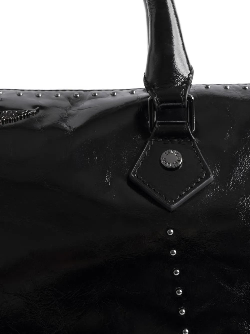 Zadig & Voltaire Medium Sunny Vibe Studs Tote Bag In Black