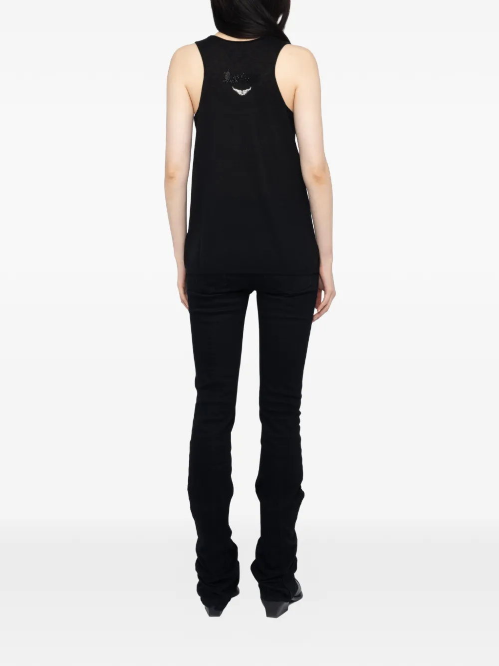 Zadig&Voltaire Lee kasjmier tanktop Zwart