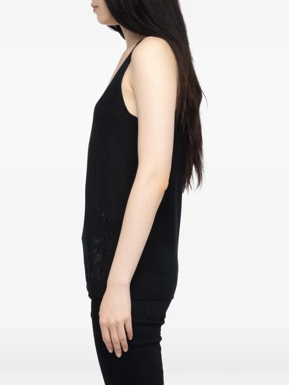Zadig&Voltaire Lee kasjmier tanktop Zwart